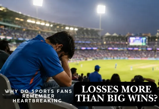 Why Do Sports Fans Remember Heartbreaking Losses More Than Big Wins